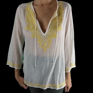 Joie Silk Cotton Blend Blouse